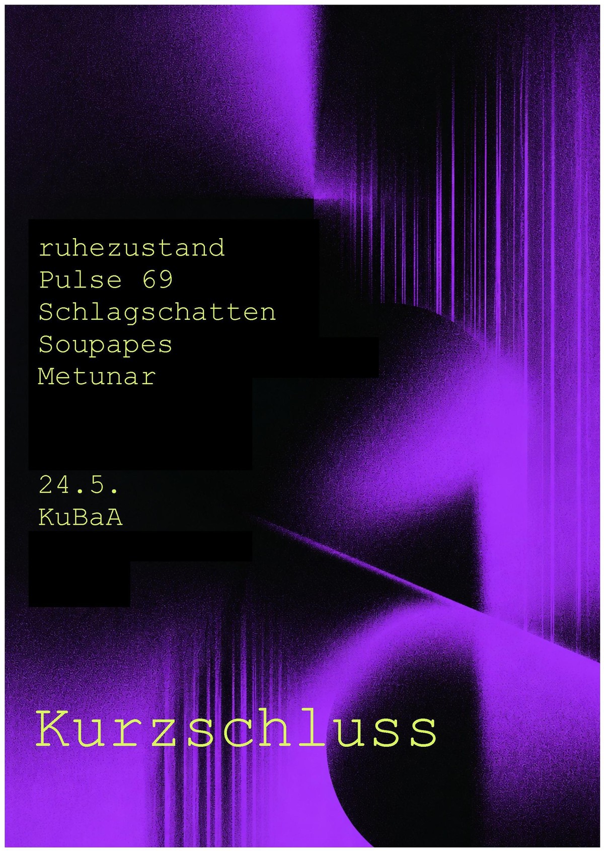 Modular Meet Up #3 Live Performances Flyer